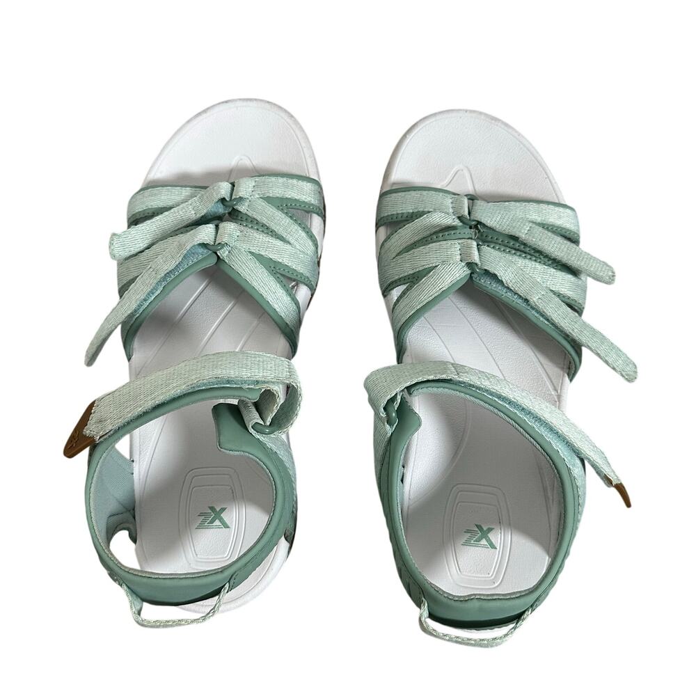 ZEROXPOSUR La Palma Sport Sandals Women's 9.5 Cameo Green Adjustable Comfort